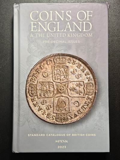 【德藏】世界币章拍卖第171期（拍品征集中~欢迎藏友联系） 7新 英国钱币标准目录 硬壳精装 全彩铜板纸印刷 全书约608页