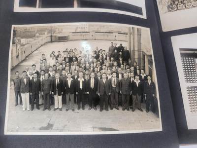 南水社第5次拍卖  战时日本大阪地区 公务人员相册 带工作单位合影+还乡军人合影+参拜明治神宫+在伊势神宫接待香淳良子皇后 