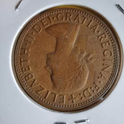 沼泽如烟--第1066场 澳大利亚1964年1便士