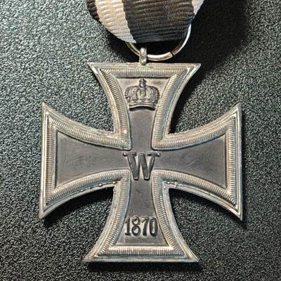 【德藏】世界币章拍卖第171期（拍品征集中~欢迎藏友联系） 1870年 德国铁十字勋章 直径约：42.4mm；重约：24.3g