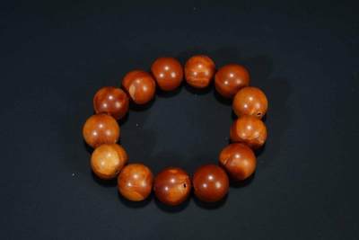 上海都达杂项专场103【全场包邮】  橄榄核圆珠手串71-334