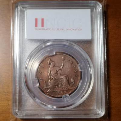 长老汇马年精选第十九场拍卖 英国1862年1便士后铸