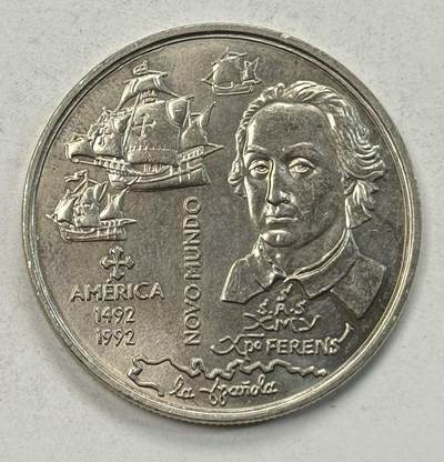 S&S Numismatic世界钱币-拍卖 第127期 - 葡萄牙1992年 葡萄牙的发现（向西航行）新世界-美洲 200埃斯库多纪念币
