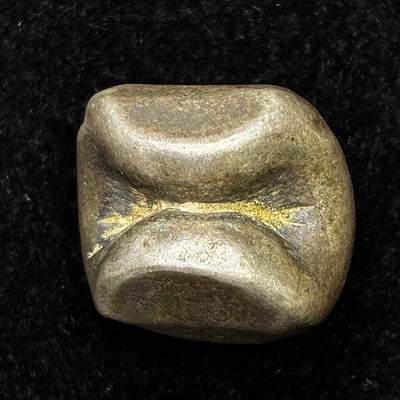 【雨安】【直播拍卖】【裸币套币-001期】 2026-04-24 周五 19:30 (金价1034, 银价18.00) [裸币各国] Thailand 泰国 屁股锭 约15克