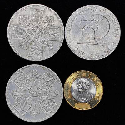 【雨安】【直播拍卖】【裸币套币-001期】 2026-04-24 周五 19:30 (金价1034, 银价18.00) [裸币各国] World 世界各国 散币