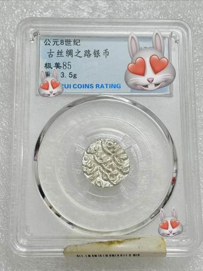 文馨钱币收藏第 303 场，【五一钱币荟，收藏盛宴】长期接代拍业务 公元 8 世纪 古丝绸之路银币