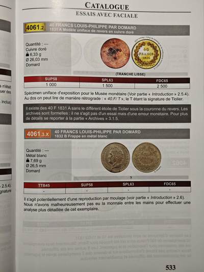 【德藏】世界币章拍卖第171期（拍品征集中~欢迎藏友联系） 近全新 法国：样币与档案 硬壳精装 全彩铜板纸印刷 全书约798页