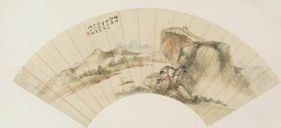 碧月说宝.国有文物商店书画专场（七） 杨伯润 烟江帆景