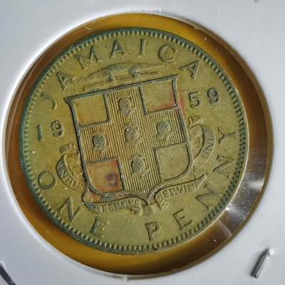 沼泽如烟--第1066场 牙买加1959年1便士