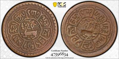 博洋堂“生趣盎然”4月精品专场暨第169期（全场包邮） PCGS XF45 Mint Error 中国西藏1918-28年雪康一钱铜币，罕见阴阳错版，4.17刚刚结标一枚N盒40分，3160多人民币