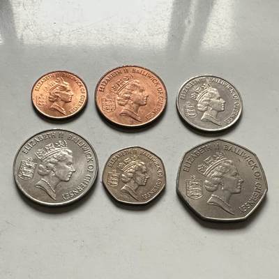 🌹外币初藏🌹🐯2026年第46场   每周二四六晚8️⃣点  世界硬币 苏联泰国纪念币 根西岛1985年中年版六枚套