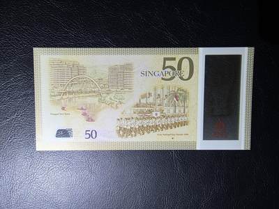 叁拾收藏第36期 新加坡50纪念钞   UNC