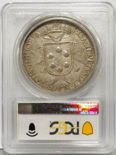 博洋堂“生趣盎然”4月精品专场暨第169期（全场包邮） PCGS MS62 意大利托斯卡纳比萨1616年科西莫二世美第奇家族纹章塔勒大银币，原味深打细节一流，PCGS唯一冠军分！