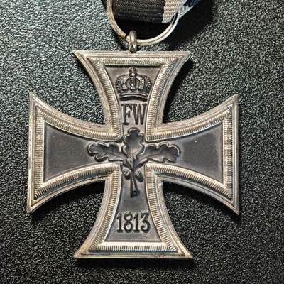 【德藏】世界币章拍卖第171期（拍品征集中~欢迎藏友联系） 1870年 德国铁十字勋章 直径约：42.4mm；重约：24.3g