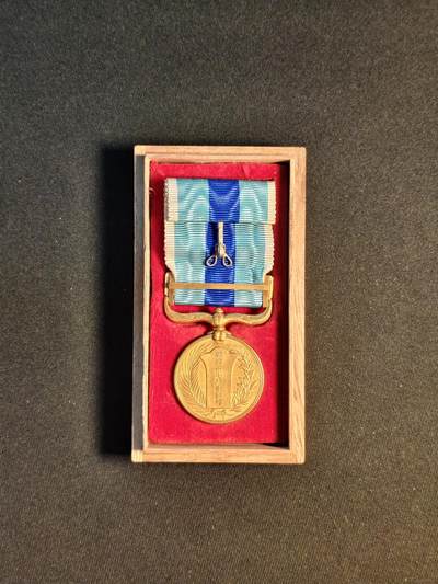 东亚欧洲主题杂货徽章勋章拍卖⑩ （五一大拍350+） 明治三十七八年从军记章（日俄战争）