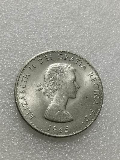 天下钱庄专场欢迎参拍 英国丘吉尔纪念，镍币