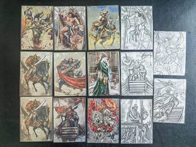 第113期阳大大卡牌拍卖第113期（持续收拍品，周五晚上九点截拍，进群福利早知道） - 齐卡文化 卡德曼 张建东水浒 14张