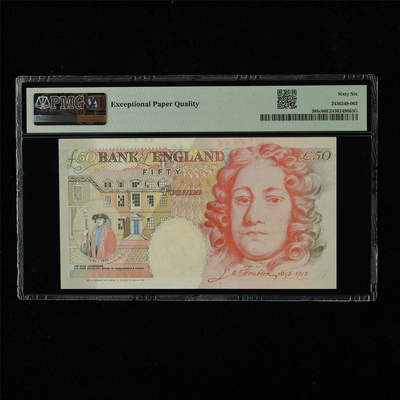 【亘邦集藏】第230期拍卖 1994年 英国50英镑 PMG 66EPQ R38 075934