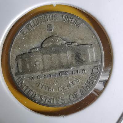 沼泽如烟--第1068场 美国1943年五分银币