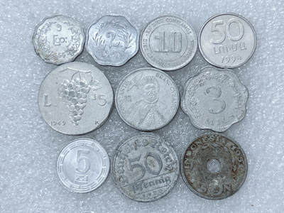 第一海外回流一元起拍收藏 散集专场  第312期 铝币一组 10枚