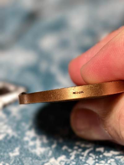 抚柳草堂-第二十八期章牌钱币  奖章勋章 满百包邮 放漏专场 1992法国吉伦特省分权十周年铜章 正面浮雕玛丽安娜Daniel Dupuis作品法国新艺术运动时期的著名章牌艺术家 直径41mm 重43.6g