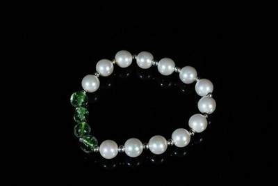 上海都达杂项专场103【全场包邮】  珍珠色 手链73-304