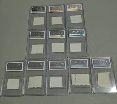 洪涛臻品批发群 精选邮票限时拍卖第1328期  普无号新全 ASG90分一套，带5枚 《细齿王》中文标，是目前细齿王中文标最多的一套，作为文革期间唯一一套普票，十一枚大全套90同分十分难得，喜欢不要错过