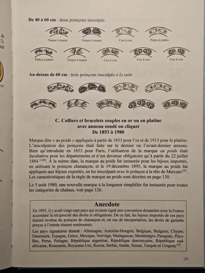 【德藏】世界币章拍卖第171期（拍品征集中~欢迎藏友联系）  98新 法国金银器鉴定宝典：《法国贵金属制品印记：1789 年至今》法语版第一版 全彩铜板纸印刷 全书约190页 详情请看拍卖介绍