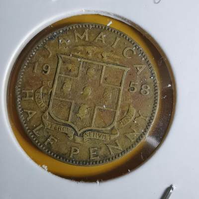 沼泽如烟--第1068场 牙买加1958年半便士