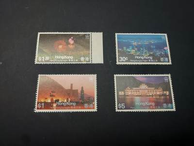 博彦收藏 5月6日 8点 邮票专场 香港夜色新全 全新