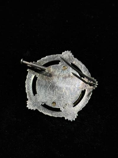 戎马世界章牌大赏第115期 南斯拉夫一级团结友谊勋章，银制，这种抽拉式别针版本很少见