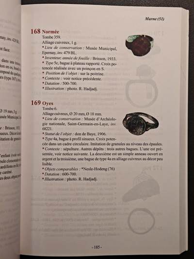 【德藏】世界币章拍卖第171期（拍品征集中~欢迎藏友联系） 97新 墨洛温王朝的戒指：北高卢地区 全彩铜板纸印刷 全书约447页 详情请看拍卖介绍