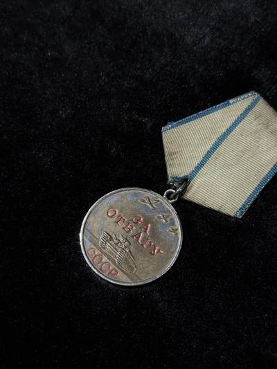 戎马世界章牌大赏第115期 苏联勇敢奖章，号段2043908，有档案