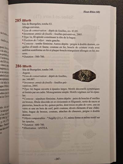 【德藏】世界币章拍卖第171期（拍品征集中~欢迎藏友联系） 97新 墨洛温王朝的戒指：北高卢地区 全彩铜板纸印刷 全书约447页 详情请看拍卖介绍