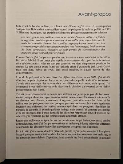 【德藏】世界币章拍卖第171期（拍品征集中~欢迎藏友联系）  98新 法国金银器鉴定宝典：《法国贵金属制品印记：1789 年至今》法语版第一版 全彩铜板纸印刷 全书约190页 详情请看拍卖介绍