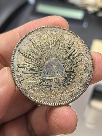 博洋堂“生趣盎然”4月精品专场暨第169期（全场包邮） 墨西哥1875年ZS JS版花边鹰洋 原光好味道 无戳