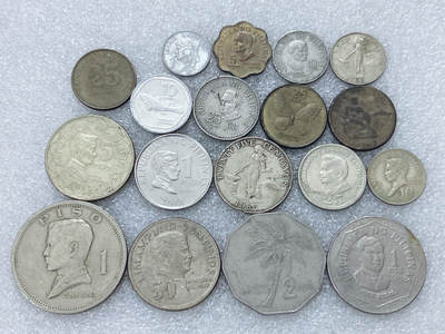 第一海外回流一元起拍收藏 散集专场  第312期 菲律宾硬币 18枚 无重复