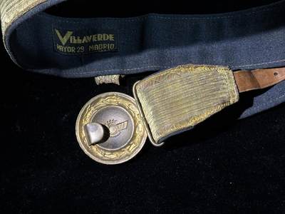 戎马世界章牌大赏第115期 西班牙空军军官礼服腰带