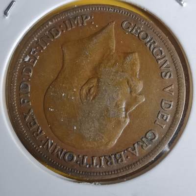 沼泽如烟--第1068场 英国1916年1便士