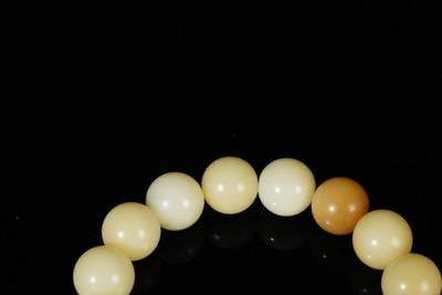 上海都达杂项专场103【全场包邮】  天然菩提1.3圆珠手串73-154