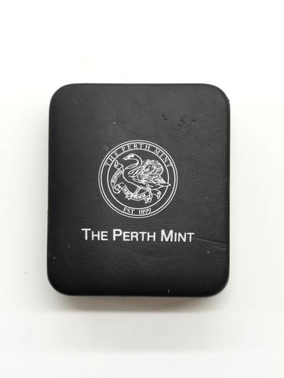 博洋堂“生趣盎然”4月精品专场暨第169期（全场包邮） 澳大利亚1994年2元带私印普制银币 笑翠鸟（带乔治五世纯金私印） 999银2盎司 发行量：1千5百 盒证全