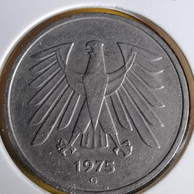 沼泽如烟--第1068场 德国1975年5马克