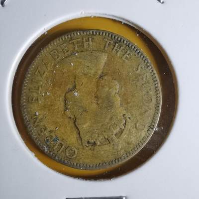 沼泽如烟--第1068场 牙买加1958年半便士