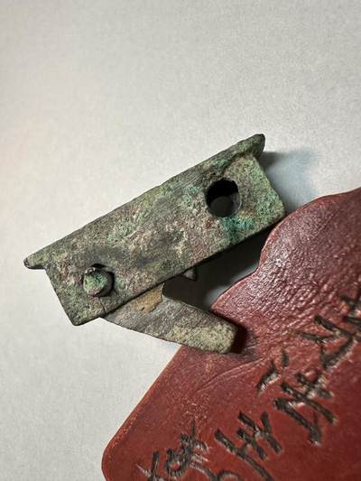 清-民国-建国｜老铜器专场.伍 战汉范铸青铜精工弩机