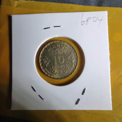 沼泽如烟--第1068场 摩洛哥1371年10法郎非公历