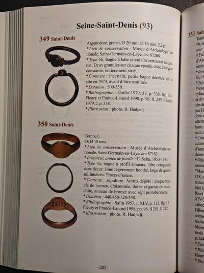 【德藏】世界币章拍卖第171期（拍品征集中~欢迎藏友联系） 97新 墨洛温王朝的戒指：北高卢地区 全彩铜板纸印刷 全书约447页 详情请看拍卖介绍