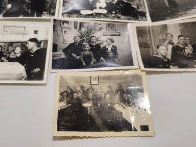 南水社第5次拍卖  二战德国海军军人照片一组（军官/水兵/家庭）