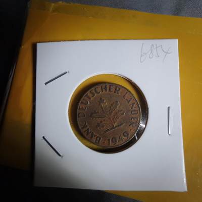 沼泽如烟--第1068场 德国1949年10芬尼银行版