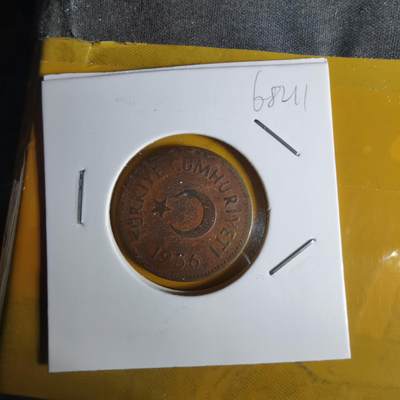 沼泽如烟--第1068场 土耳其1956年25库鲁