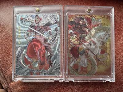 月落卡牌大清仓第10期 超吉梦   新锐画师白影   大汉帝国双璧卫青霍去病   限编粗闪特卡一组